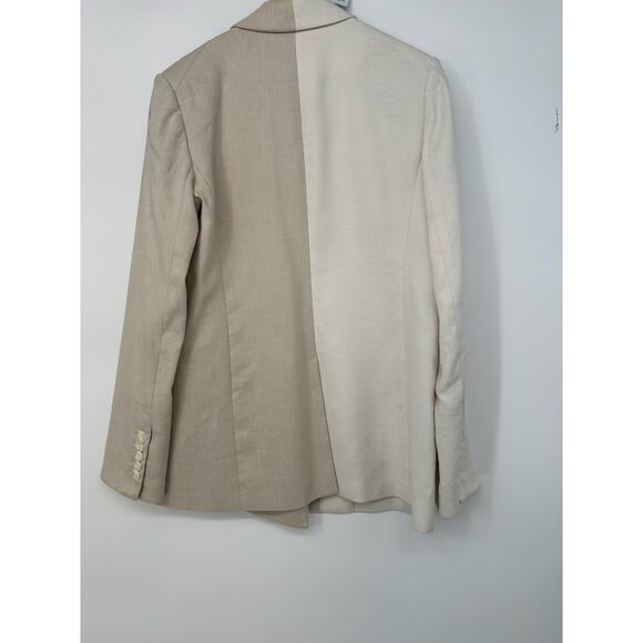 Veronica Beard | Cream Double-Breasted Blazer - Picture 10 of 11